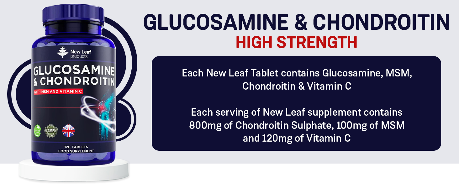 Glucosamine and Chondroitin High Strength Enriched with MSM and