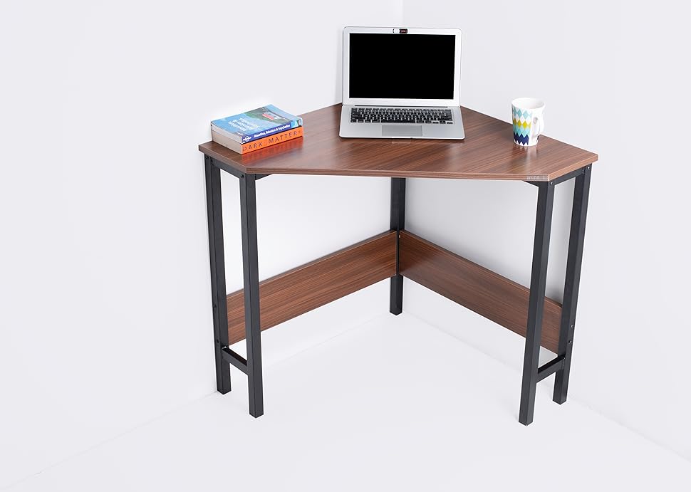 InvisibleBed Corner Study Table, Corner Computer Desk for Small Space