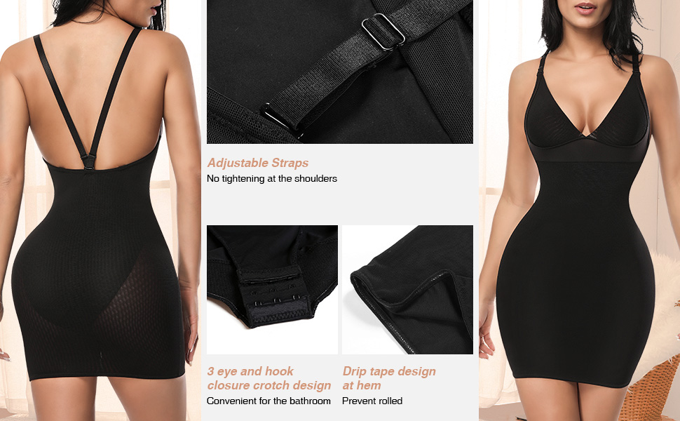 FeelinGirl Full Slip Dress Detail