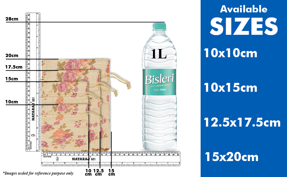 LifeKrafts Linen Pouches Christmas & Party Gift Bag,Gifts Bags for