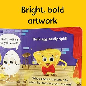 Cheesy joke puppet cheese book