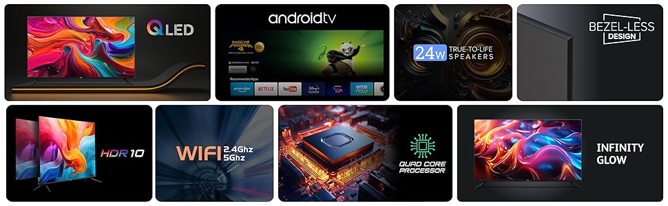 Bazeegar, QLED TV 43 inch, LED QLED TV 4K 43 inch, Bazeegar LED QLED TV 43 inch