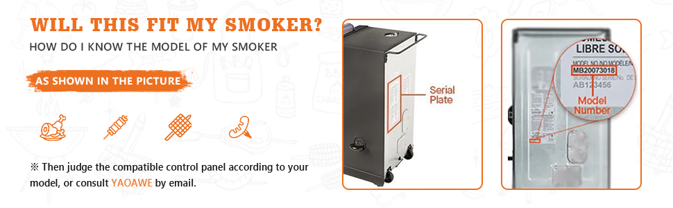 Amazon.com : Replacement for Masterbuilt Smoker Digital Control Panel ...