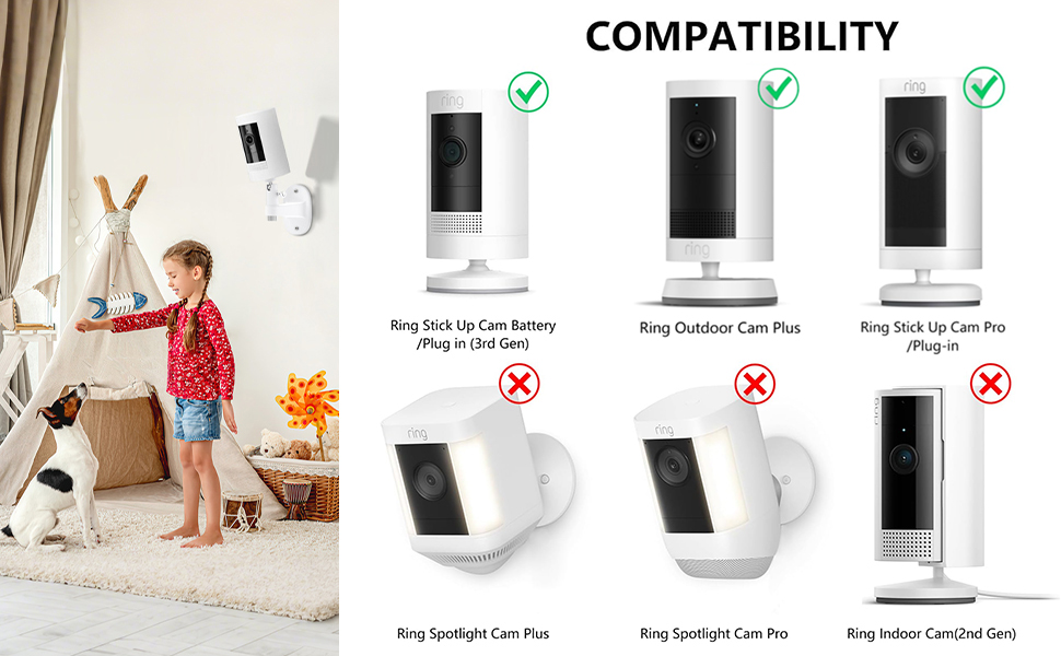 Amazon.com : 2Pack Camera Wall Mount for Stick Up Cam & Outdoor