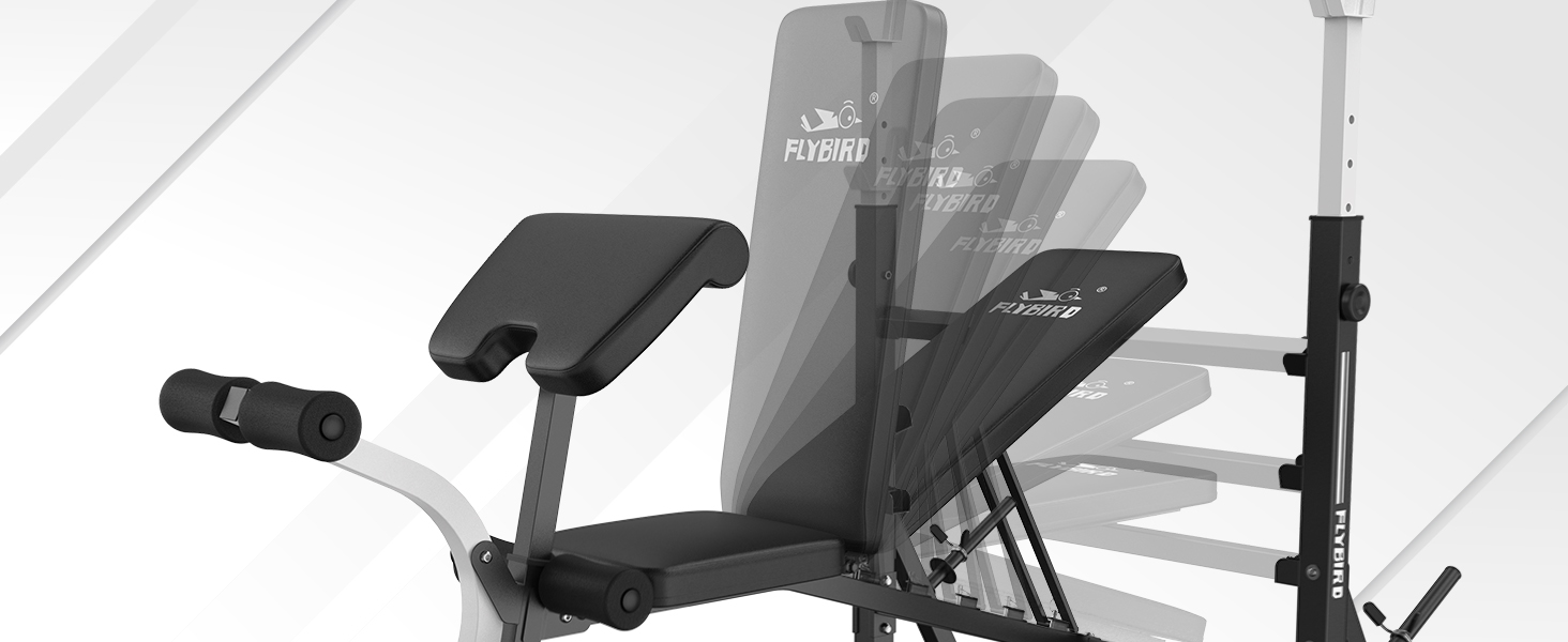 8 Backrest Positions