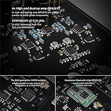 مبدل دیجیتال به آنالوگ smsl do100، مبدل دیجیتال به آنالوگ USB، مبدل دیجیتال به آنالوگ بلوتوث نوری با ورودی کواکسیال، مبدل دیجیتال به آنالوگ dSD512 xMOS