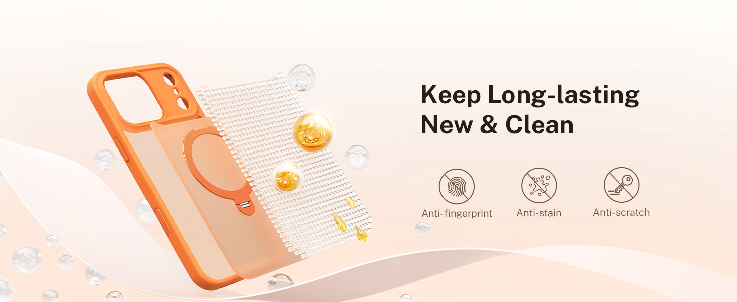 anti-fingerprint anti-scratch keep new and clean
