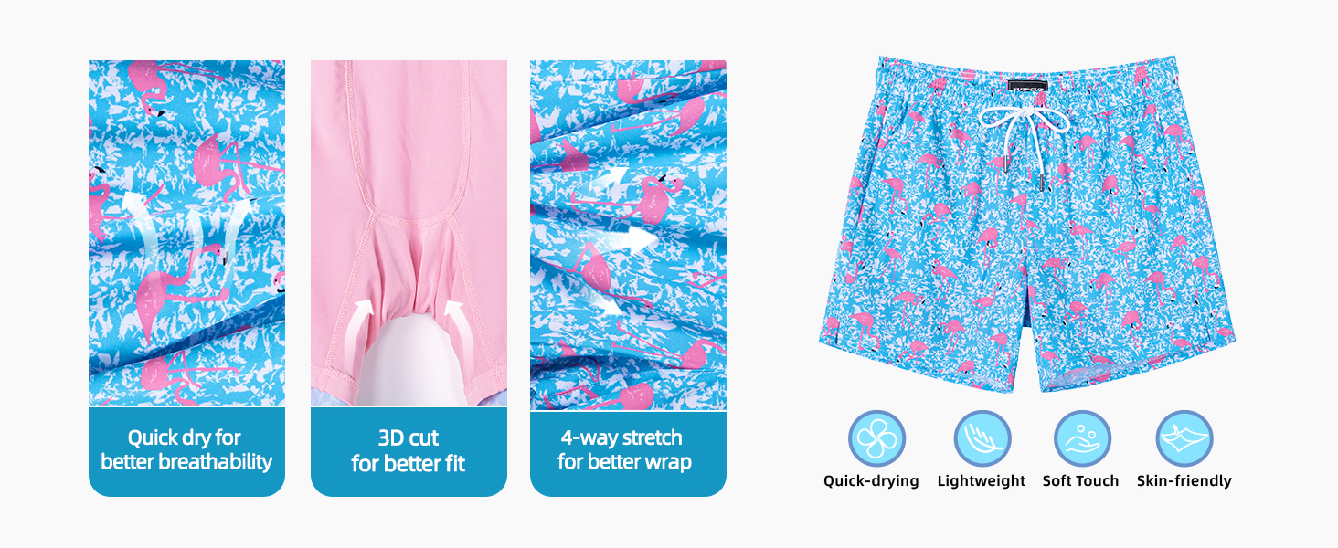 5 inch swimming trunks
