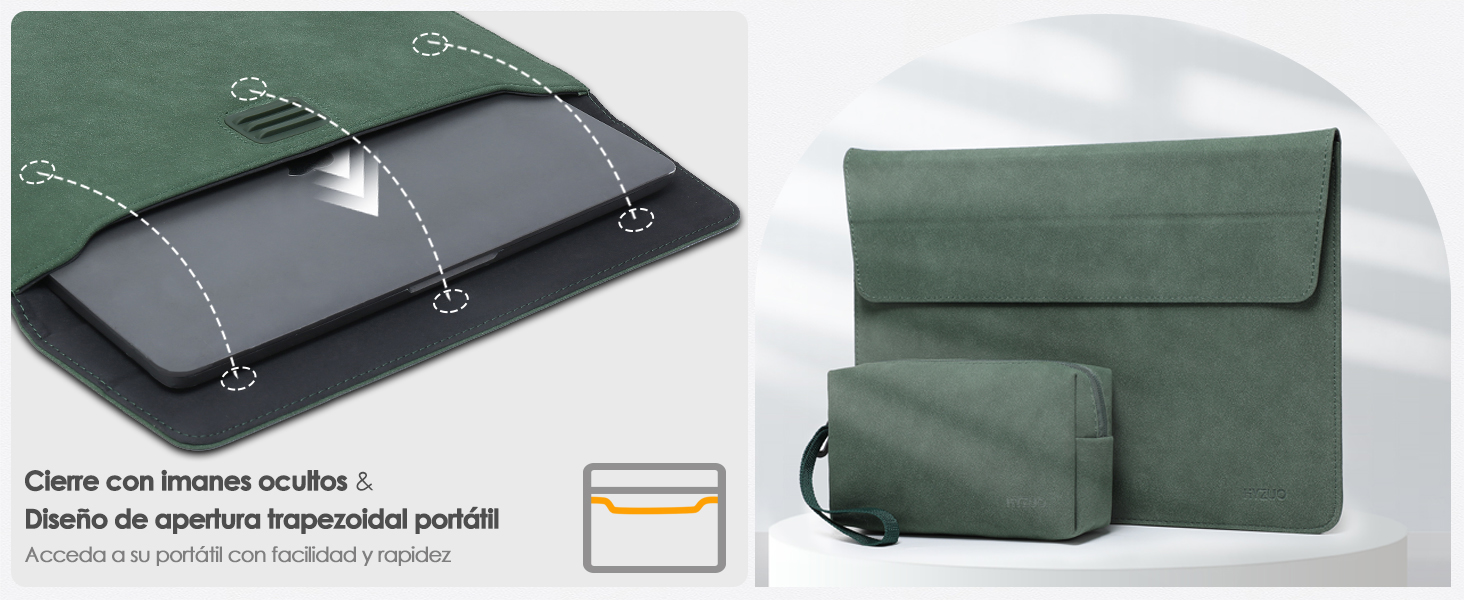 Funda Portátil con Soporte Ajustable