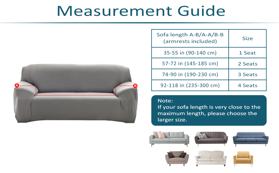 Sofa Slipcover 1 Seater Printed Sofa Cover