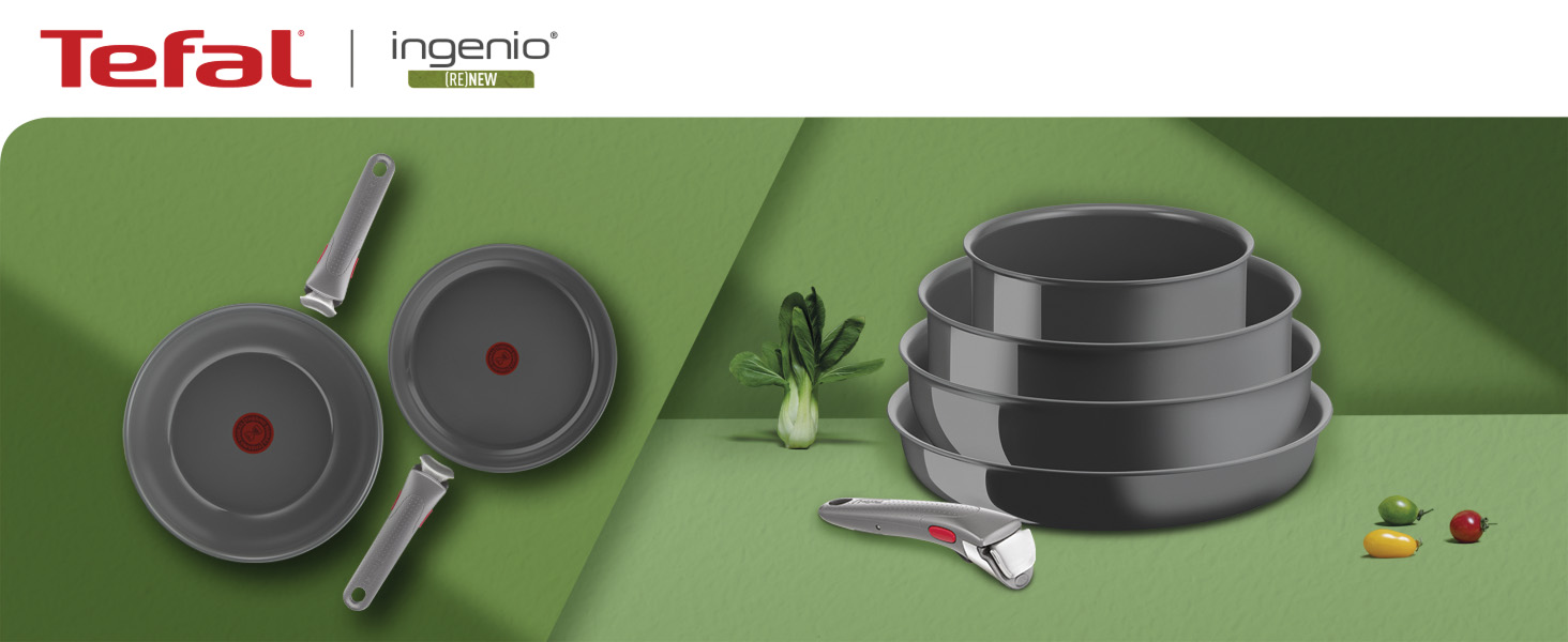 Tefal Ingenio Renew Poêle 22 cm - Induction, Revêtement céramique antiadhésif, Thermo-Signal, Fabriqué en France, L26003 7d1a4631 9fc9 44e5 93af 8cc2af21ae4a. CR0,0,1464,600 PT0 SX1464 V1