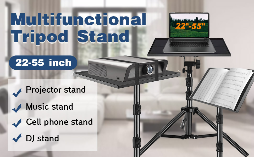 REHOSEUP Projector Stand Laptop Stand ,Projector Tripod