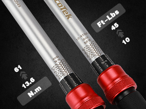 10-45 Ft-Lbs (13.5-61Nm) click torque wrench