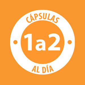 1 a 2 cápsulas al día