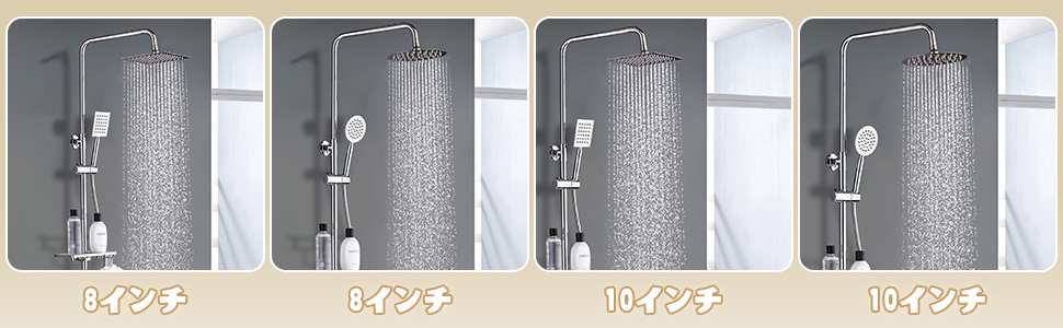 Amazon.co.jp: KUZRZNH シャワーヘッド 多機能シャワー