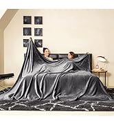 COOVA Oversized King Fleece Blanket 120x120 inches, Soft Cozy Warm Giant Extra Large 10'x10' Blan...