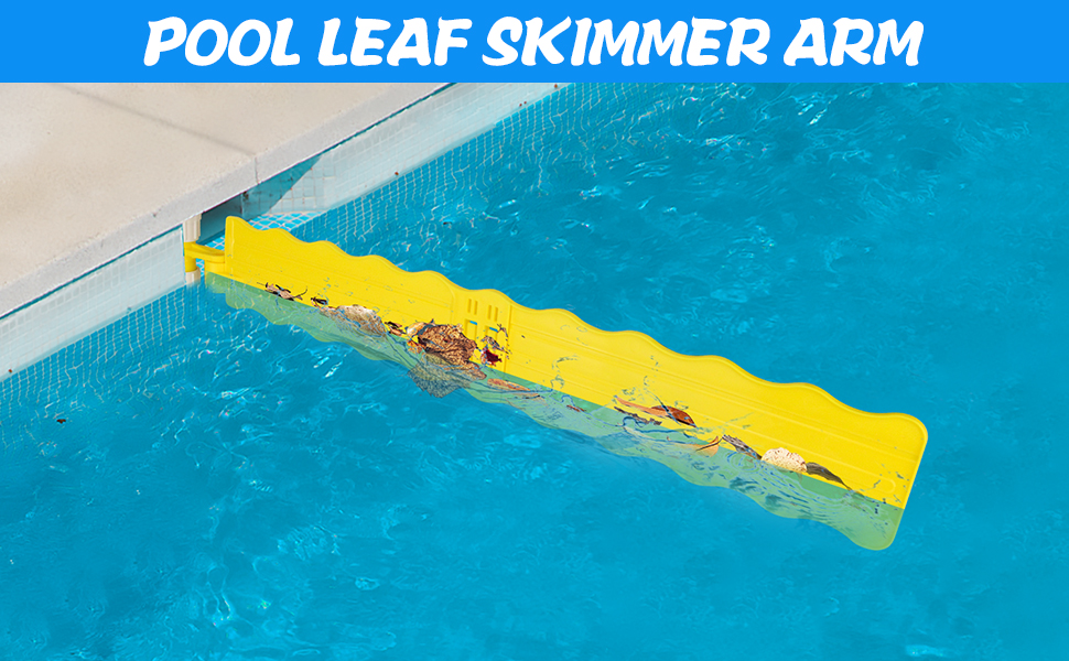 SIPTPNLEI Pool Debris Skimmer,Pool Leaf Skimmer Guard,Work