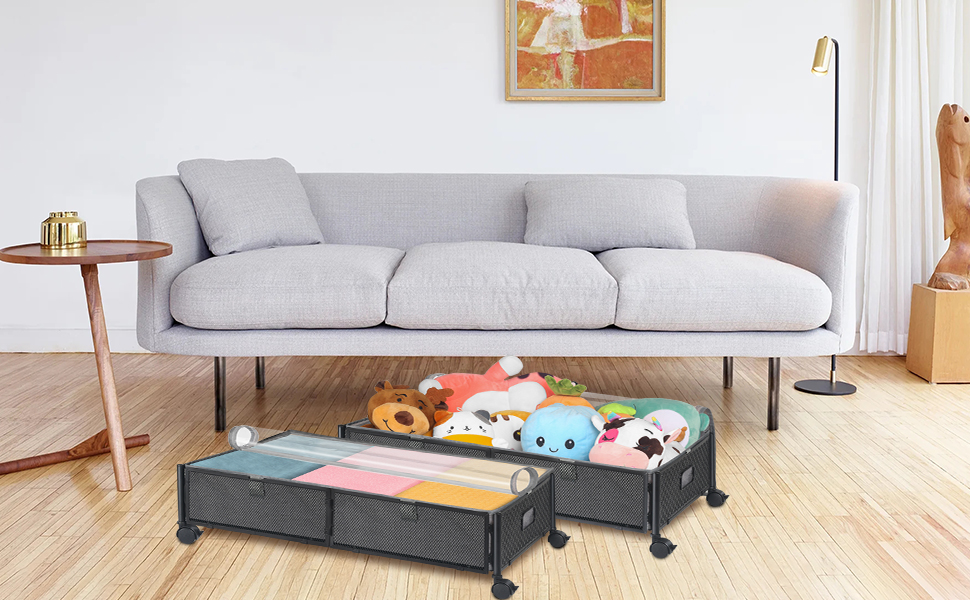 Under Bed Storage Containers With Wheels, Underbed Storage