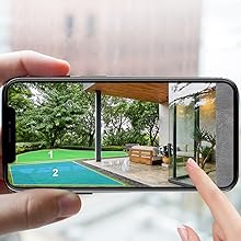 zoohi dual lens security camera