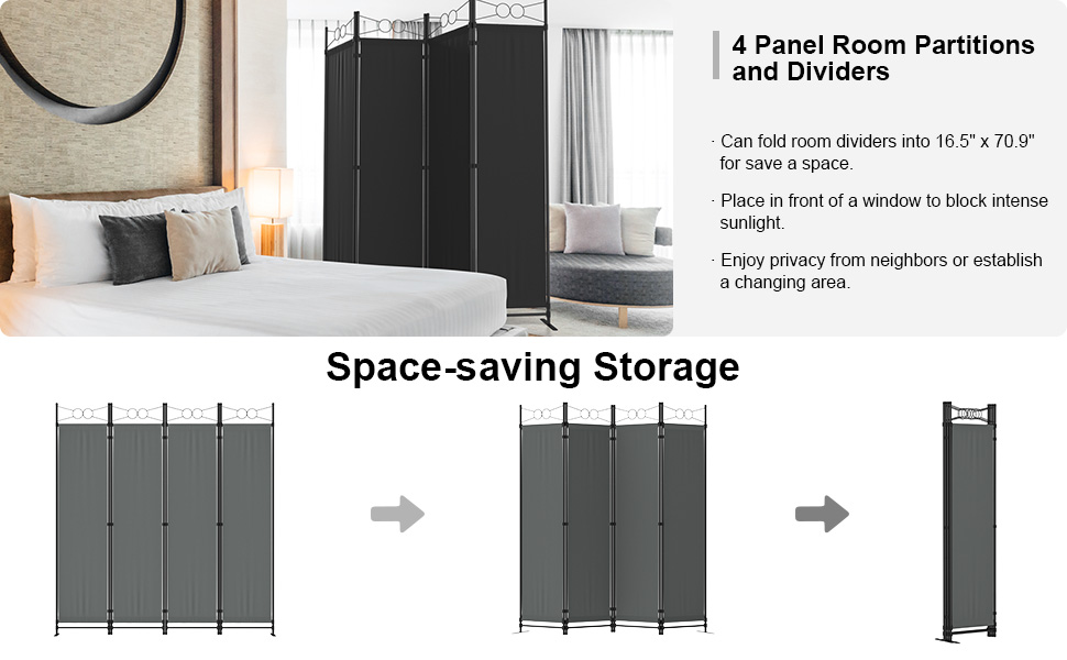 Folding Privacy Screens