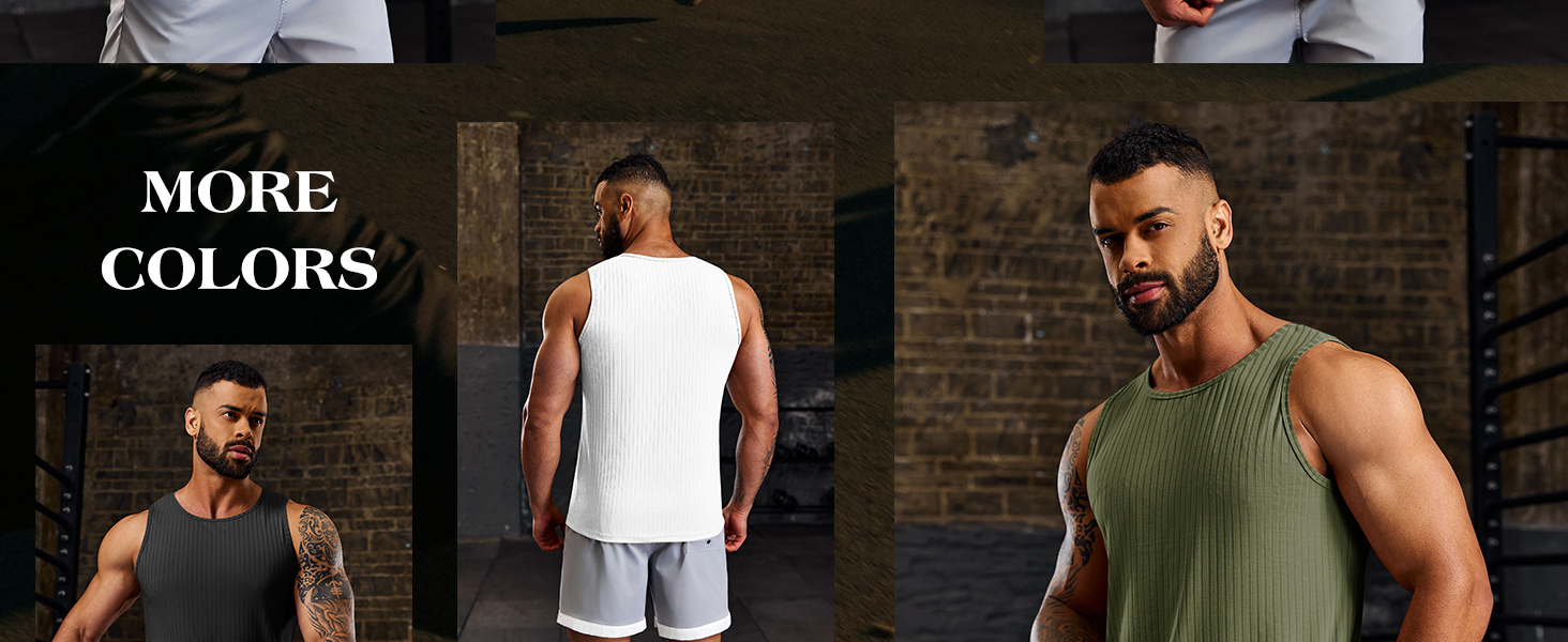 sleeveless muscle fit sleeveless tops for men