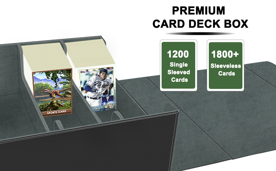Card Deck Case for Trading Cards，Card Storage Box Holds
