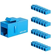 iwillink RJ45 Cat6 キーストーンカプラー 25個パック Amazon.com: iwillink RJ45 Cat6 Keystone Coupler 25-Pack, Female to