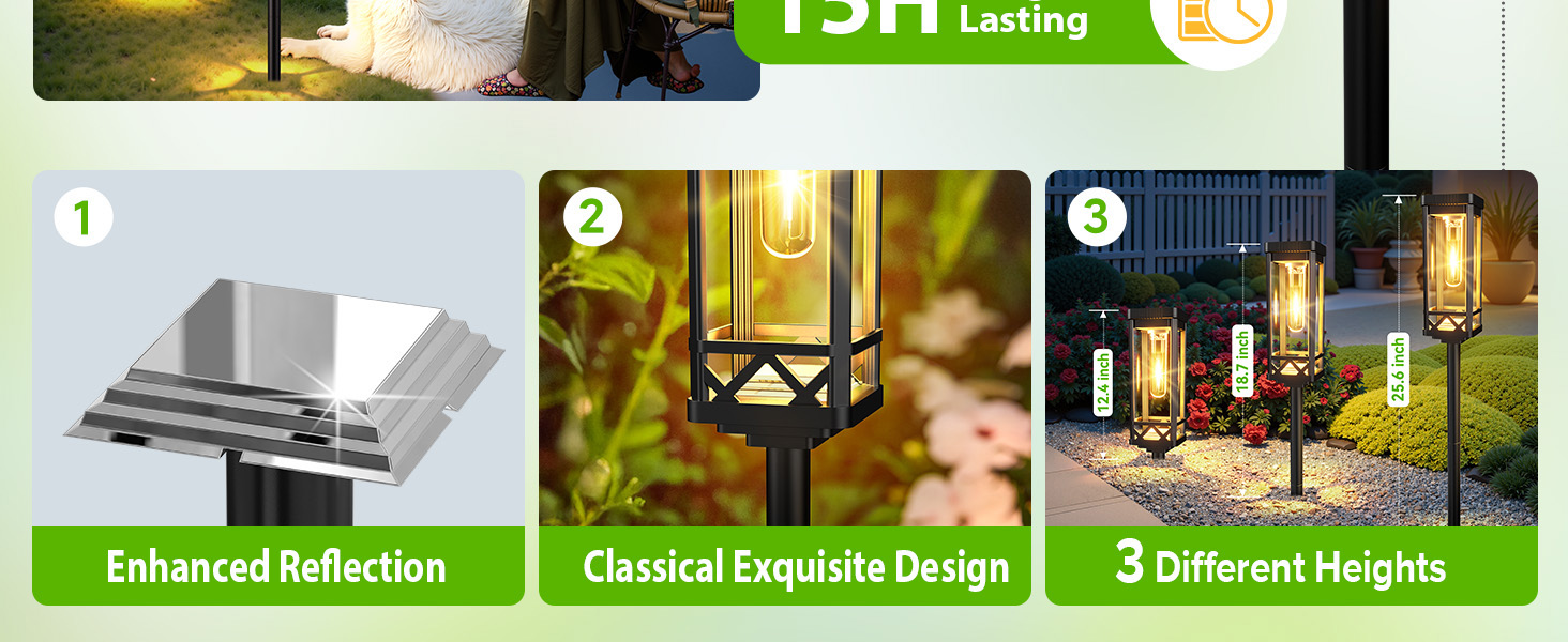 solar lights outdoor waterproof