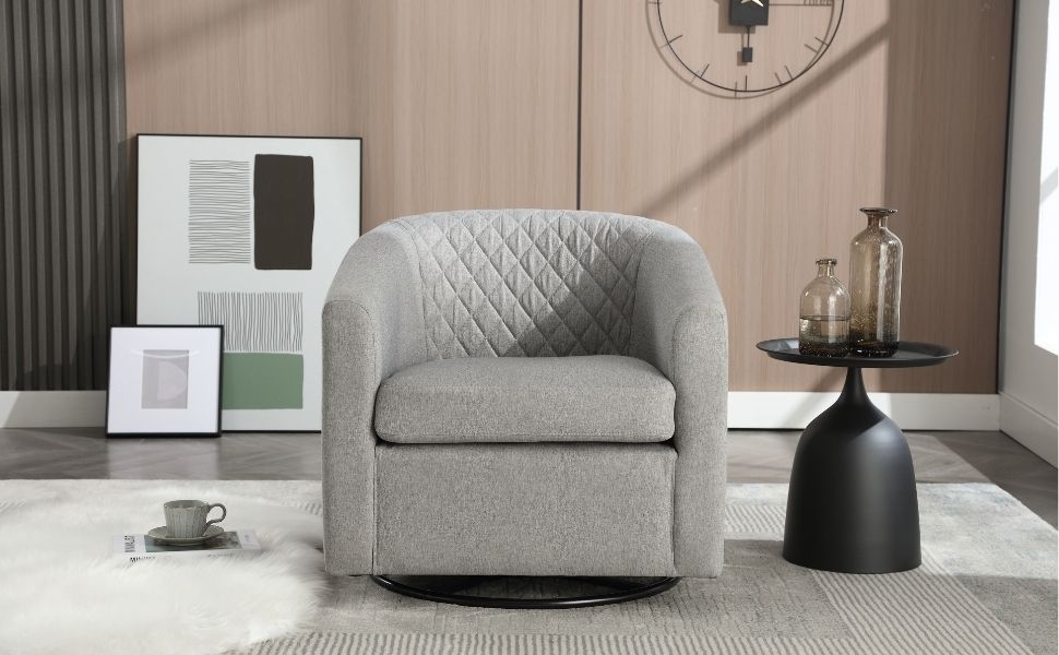 living room chairs  accent chairs  barrel chairs  lounge chair  Barrel Sofa Chair  swivel chairs
