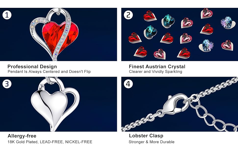 双心水晶项链-白金大红-更新-2