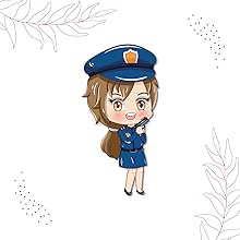 Police Wooden Fridge Magnet
