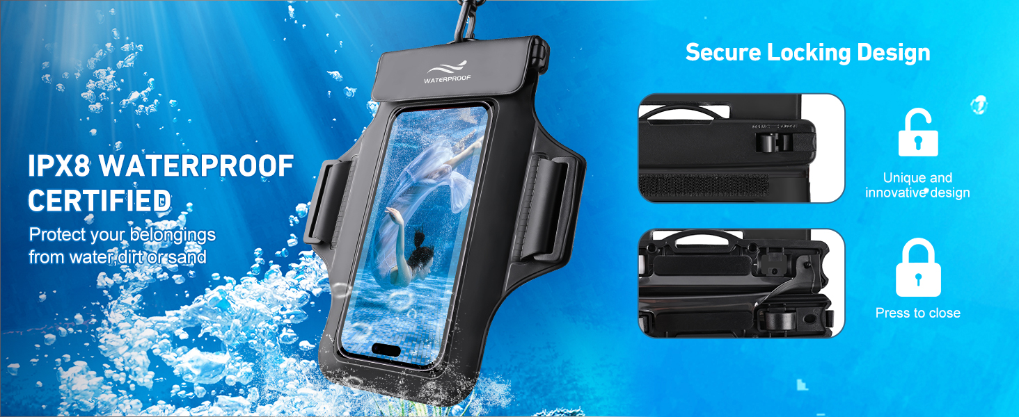 waterproof phone pouch