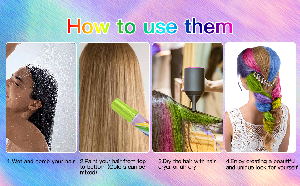 kids hair dye washable