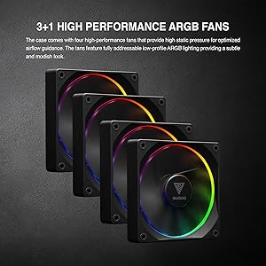 3+1 HIGH PERFORMANCE ARGB FANS