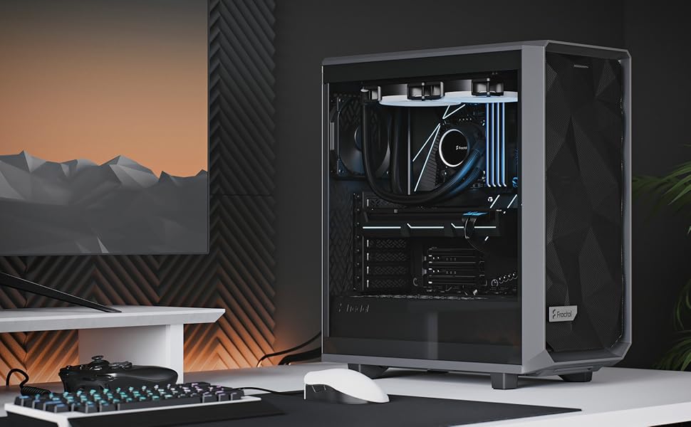 FRAGILE - Fractal Meshify2 PCケース gray TG Meshify 2 XL TG | Fractal Design フルタワー型PCケース | 株式