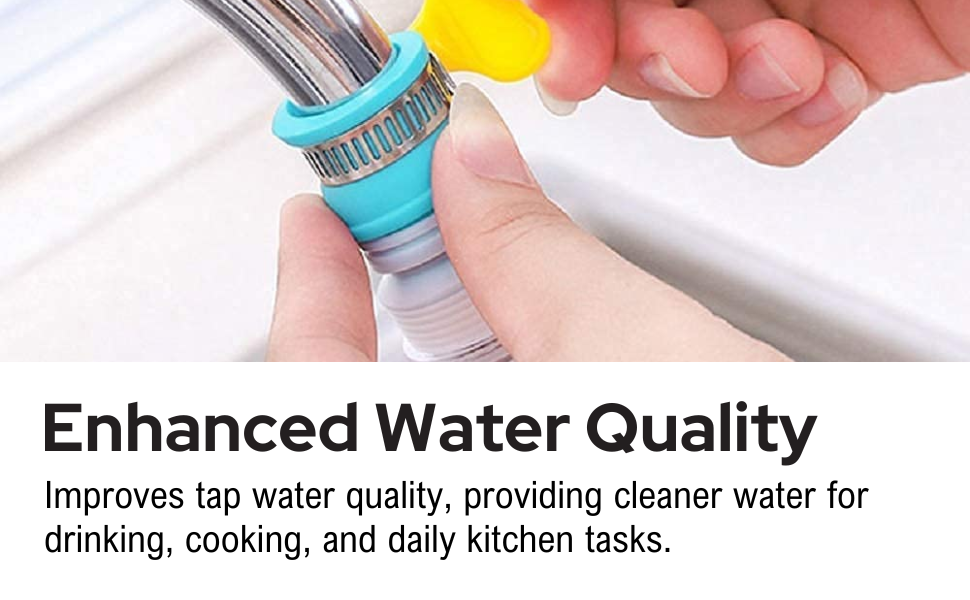 Jetlag Activated Carbon Faucet Water Filter - Universal Fit