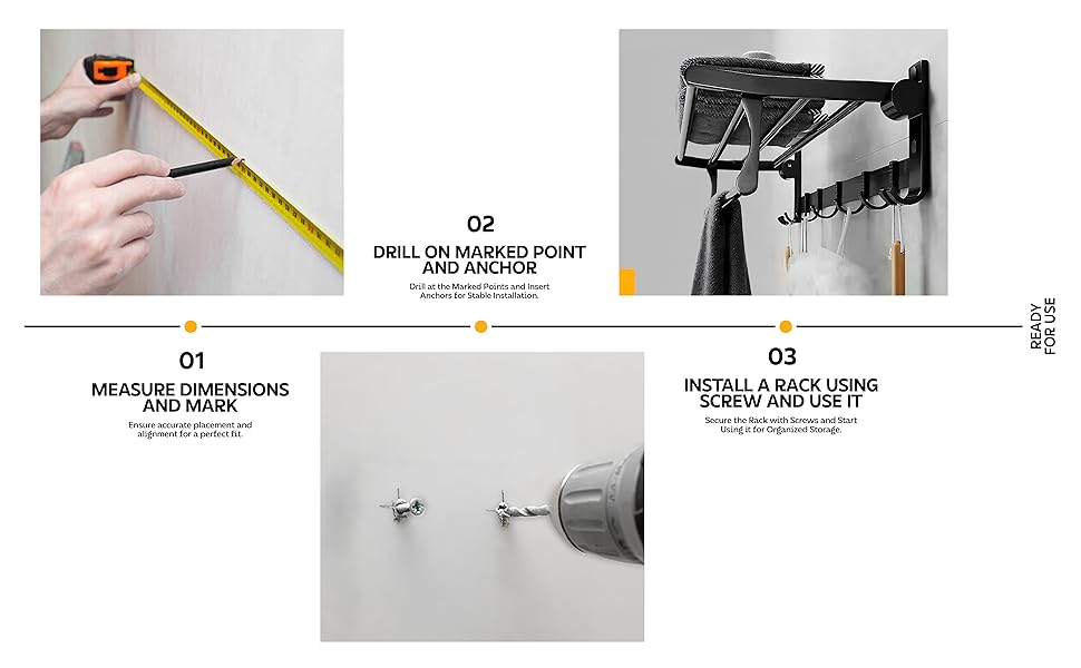 towel rack for bathroom