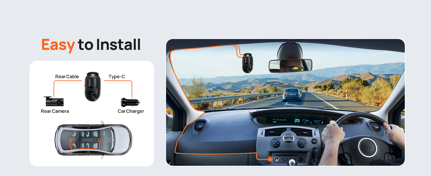 dash camera for cars front and rear