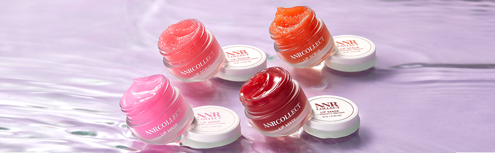 Organic Lip Scrubs Exfoliator and Moisturiser with Lip Brush