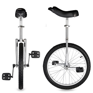 20" Inch Wheel Unicycle with Leakproof Butyl Tire Wheel