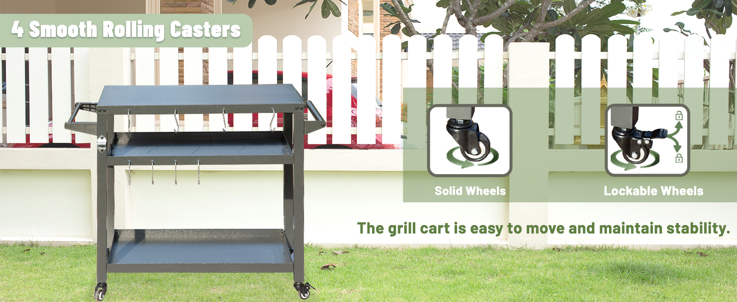 Pizza Oven Cart
