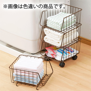 Amazon.co.jp: 下村企販 ワゴン キッチンスタッキングバスケット