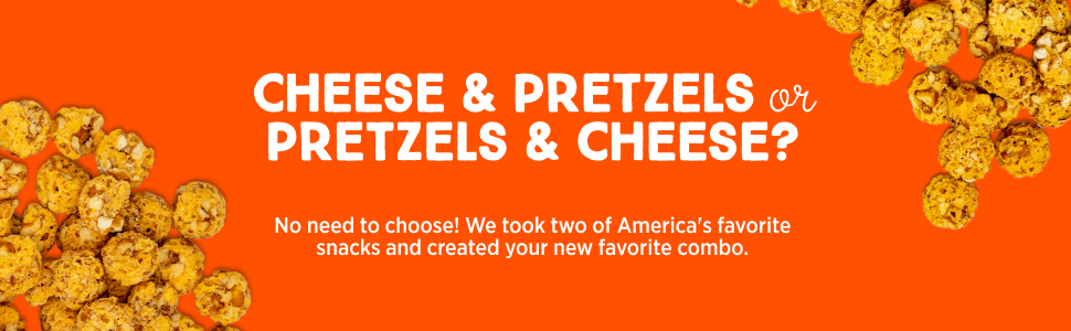 Cheese and pretzels or pretzels and cheese?