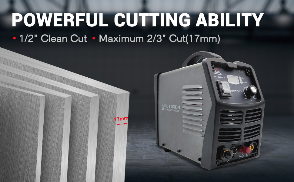 AUTOGEN 55A NonTouch Pilot ARC Air Plasma Cutter Dual Voltage 110V