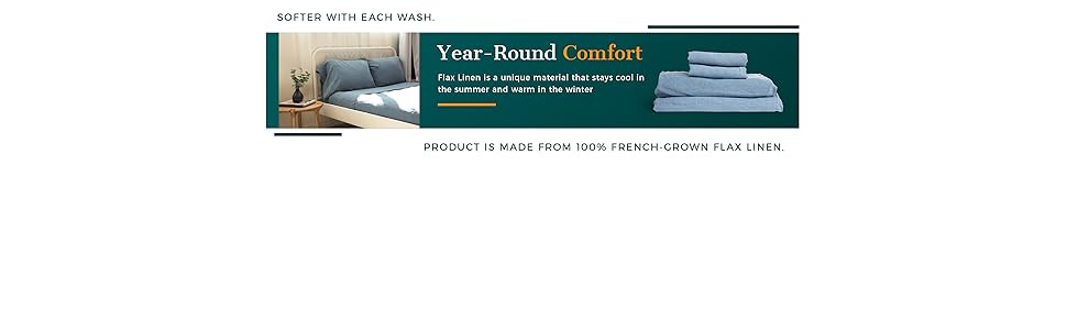 flax linen bedsheets bed sheets French Belgian washed stone 