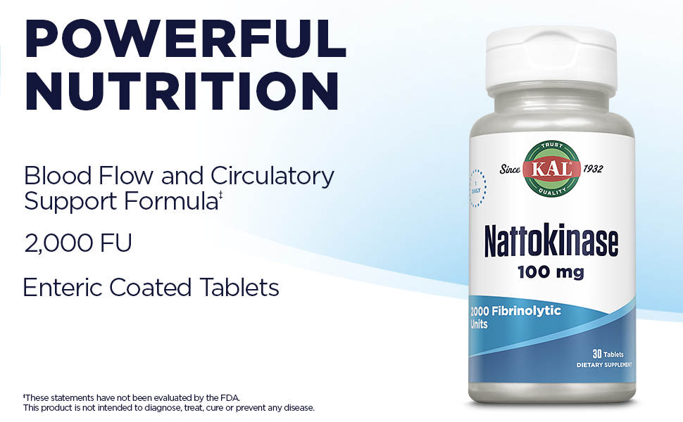 nattokinase blood pressure 2000 fu natto units high circulation supplements 100mg 100 mg flow soy