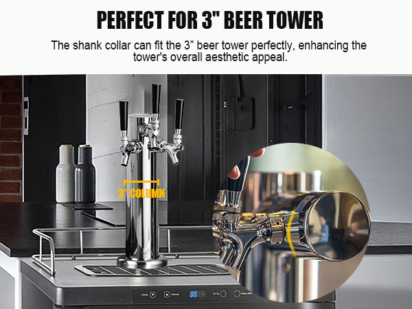 PERFECT FOR 3"BEER TOWER (kegerator replacement parts)