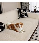 MYSKY HOME Dog Couch Cover, Sectional Couch Covers, Couch Covers for 3 Cushion Couch Sofa Pet Fri...