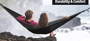 Double hammock hiking gifts backpacking bag straps wise travel survival men swing stuff single rain