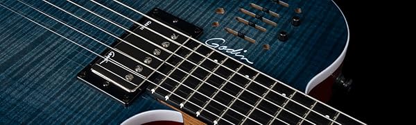 P*)様 Godin (ゴダン) A6 ULTRA Denim Blue Fla Godin A6 Ultra - Denim Blue Flame | Sweetwater